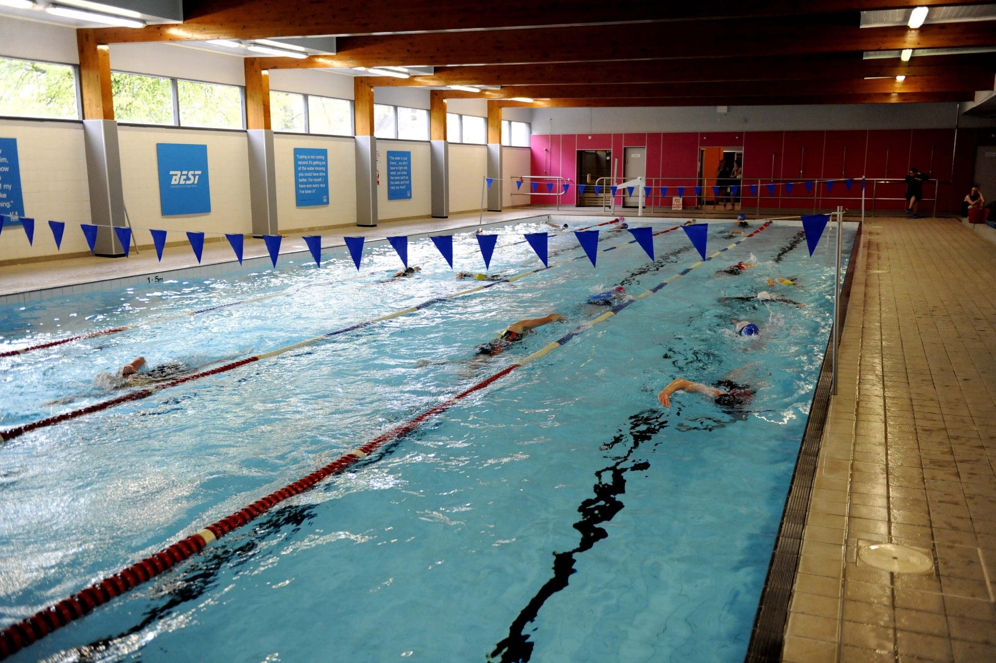 triangle shaped pool