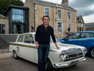 Dario Franchitti at Jim Clark Motorsport Museum